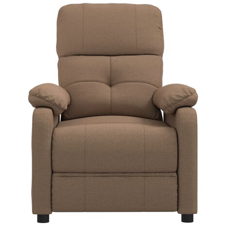 Massagestoel stof bruin 3
