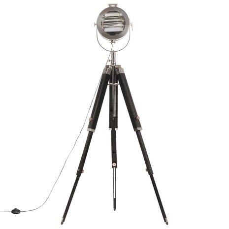 Vloerlamp driepoot 165 cm massief mangohout      4