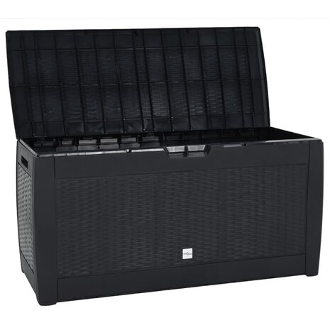 Tuinbox 119x48x60 cm polypropeen antracietkleurig 5