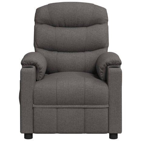 Massagestoel stof donkergrijs 3