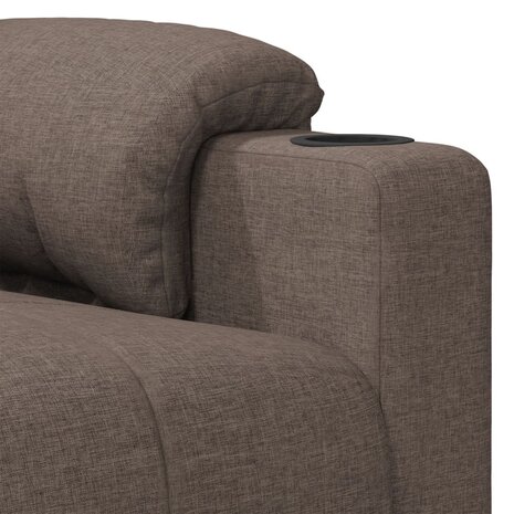 Massagestoel stof taupe 7