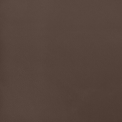 Pocketveringmatras 90x200x20 cm kunstleer bruin 6