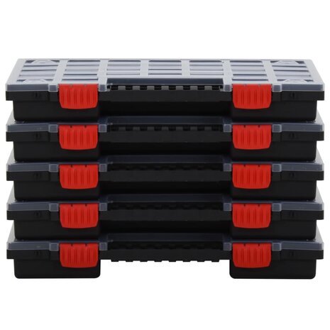Assortimentsdozen 5 st 40x30x5 cm polypropeen 2