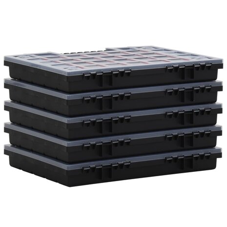 Assortimentsdozen 5 st 40x30x5 cm polypropeen 4