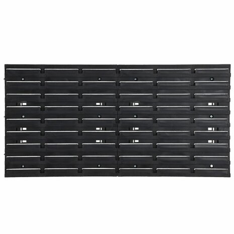30-delige Sorteersysteemset 77x39 cm polypropeen rood en zwart 4