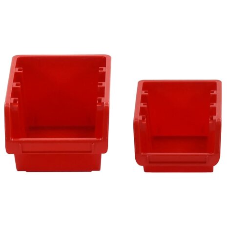 30-delige Sorteersysteemset 77x39 cm polypropeen rood en zwart 6