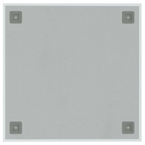 Wandmagneetbord 40x40 cm gehard glas wit 4