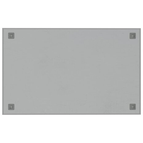 Magneetbord voor aan de wand 80x50 cm gehard glas wit 4