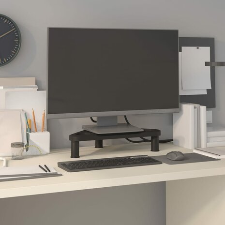 Monitorstandaard hoek 49x28x10,5 cm zwart 1