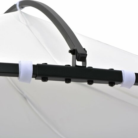 Prieel rond 300x290 cm wit 3