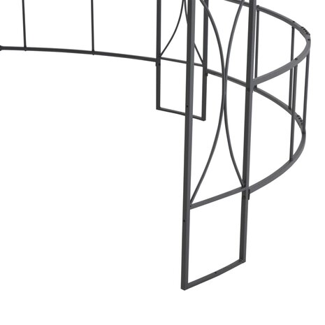 Prieel rond 300x290 cm taupe 4