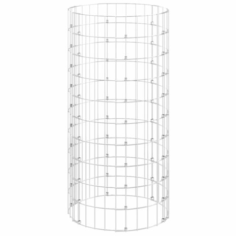 Gabion paal rond Ø50x100 cm gegalvaniseerd staal 3