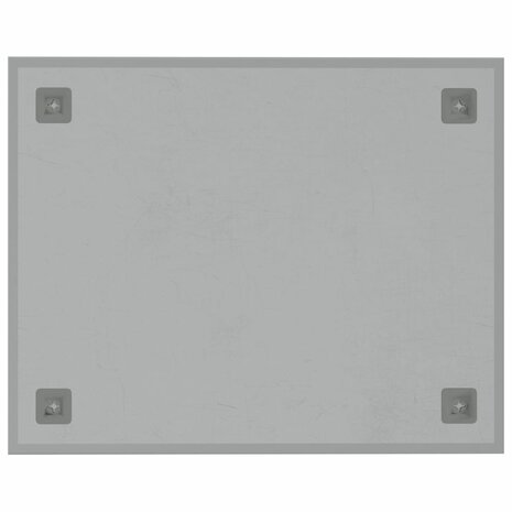Magneetbord voor aan de wand 50x40 cm gehard glas wit 4