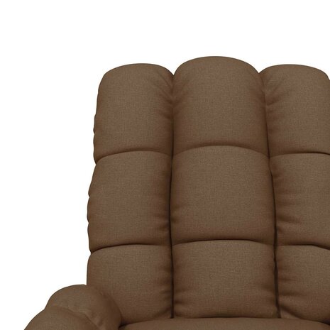 Massagestoel stof bruin 8