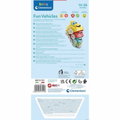 Voertuig Speelset Clementoni (4 pcs) 5