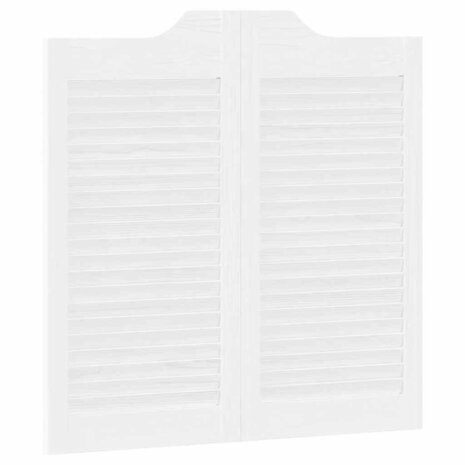 Draaideuren louvredesign 1-paar 80x80 cm wit 7