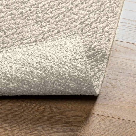 Vloerkleed ZIZUR room binnen en buiten 60x110 cm jute look 7
