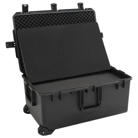Flightcase draagbaar 79,5x52x39 cm PP zwart 5