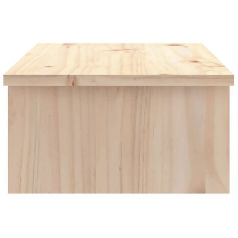 Monitorstandaard 50x27x15 cm massief grenenhout 6