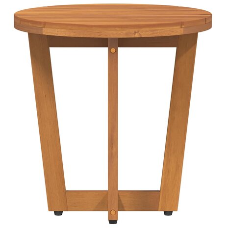 Tuinbijzettafel rond Ø40x40 cm massief acaciahout 5