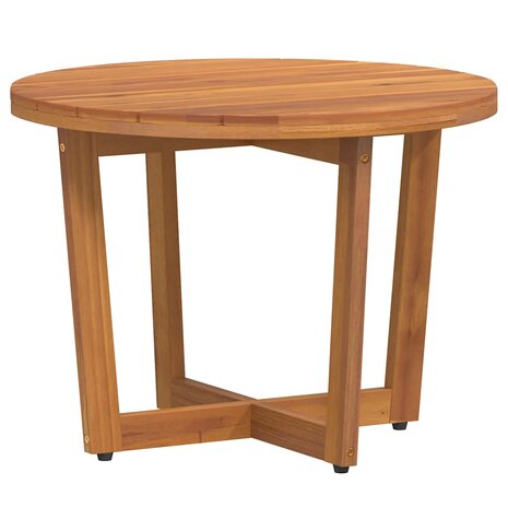 Tuinbijzettafel rond Ø55x40 cm massief acaciahout 7