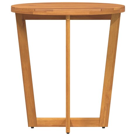 Tuinbijzettafel rond Ø70x75 cm massief acaciahout 5