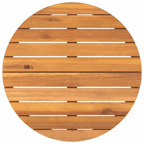 Tuinbijzettafel rond Ø70x75 cm massief acaciahout 8