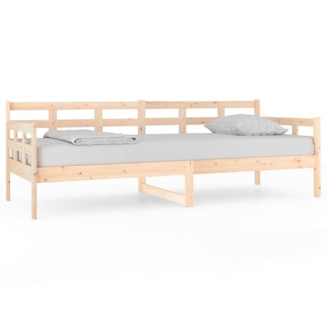 Slaapbank massief grenenhout 80x200 cm 2