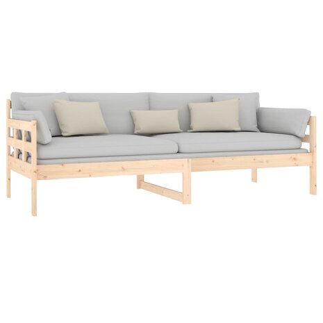 Slaapbank massief grenenhout 80x200 cm 6