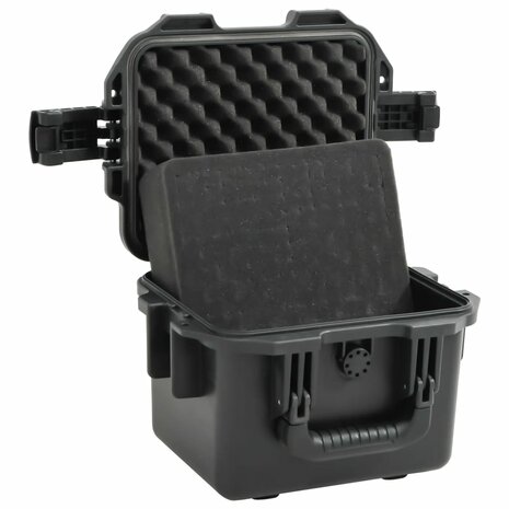 Flightcase draagbaar 30x24,5x20 cm PP zwart 4