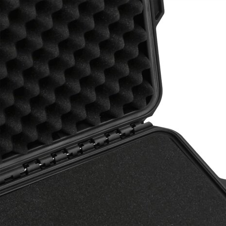 Flightcase draagbaar 62,5x50x28,5 cm PP zwart 7