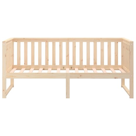 Slaapbank zonder matras 75x190 cm massief grenenhout 8