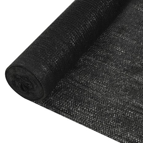 Privacynet 195 g/m² 1x10 m HDPE zwart  1