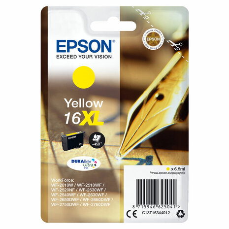 Originele inktcartridge Epson C13T16344012 Geel 1