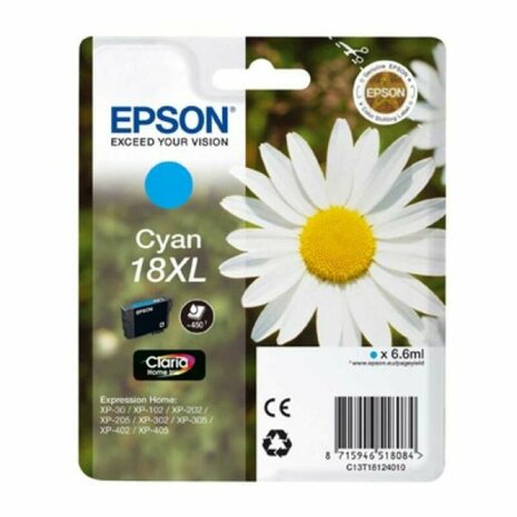Originele inktcartridge Epson C13T18124012 Cyaan 2