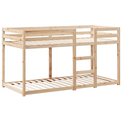 Stapelbedframe zonder matras massief grenenhout 90x190 cm 7
