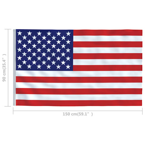 Vlag Verenigde Staten 90x150 cm 5