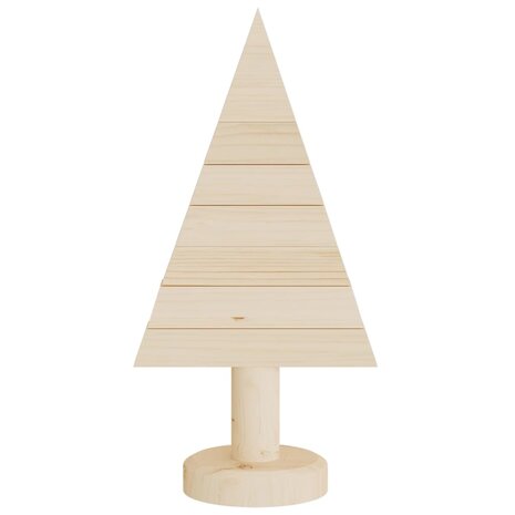 Kerstdecoraties kerstboom 2 st 30 cm massief grenenhout 4