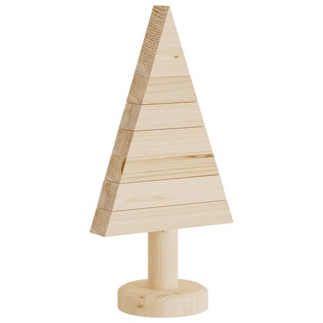 Kerstdecoraties kerstboom 2 st 30 cm massief grenenhout 7