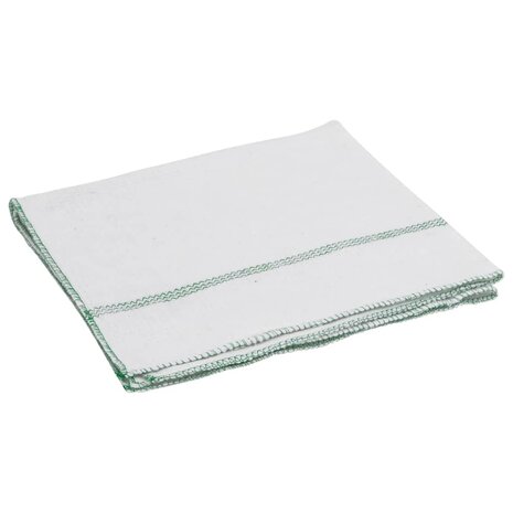 Reinigingsdoeken 10 st gestreept 50x60 cm wit en groen 3