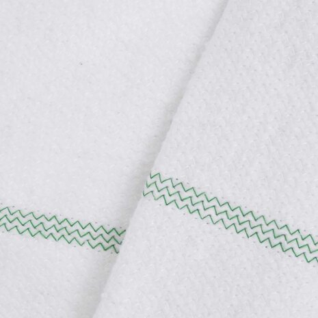 Reinigingsdoeken 10 st gestreept 50x60 cm wit en groen 9