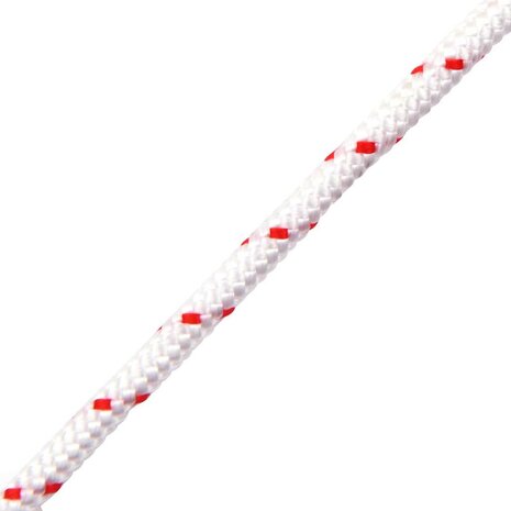 Trekkoord startkoord wit en rood Ø4 mm 10 m nylon 8