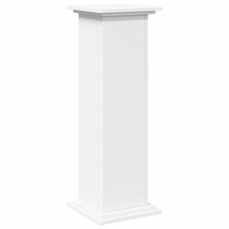 Sokkel met opbergruimte 31x30x90 cm bewerkt hout wit 8