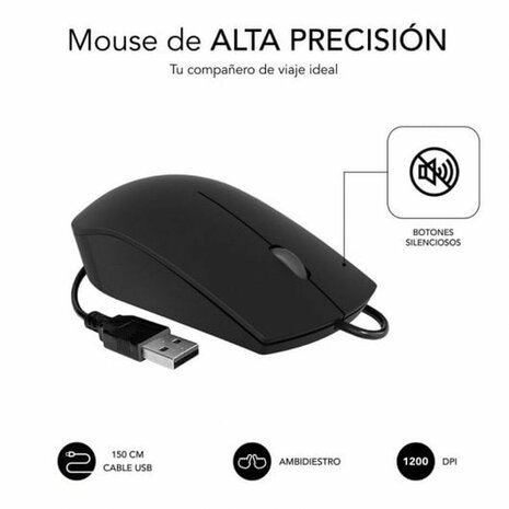 Toetsenbord en muis Subblim SUBKBC-CSSK01 Zwart QWERTY 5