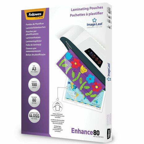 Lamineerhoezen Fellowes 5306207 Transparant A3 (100 Stuks) 1