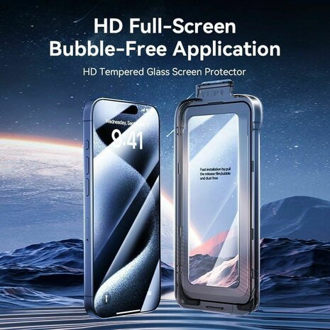 Schermbeschermer van getempereerd glas voor mobiel Vention KUOTCA-30 2