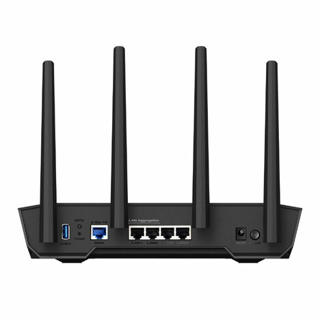 Router Asus TUF-AX4200 AiMesh Zwart USB RJ45 Ethernet LAN USB 3.2 Wi-Fi 4