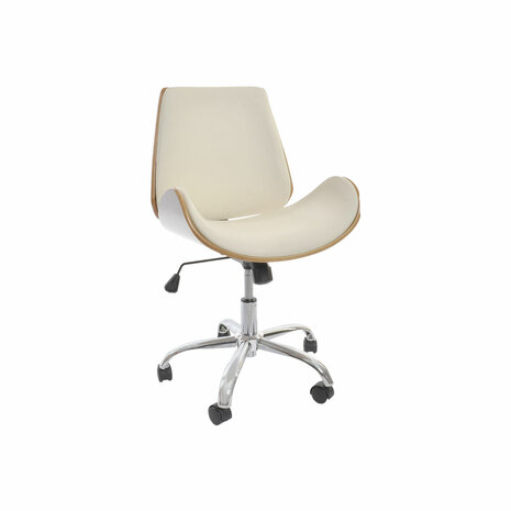 Stoel DKD Home Decor Bruin Crème Zilverkleurig 52 x 58,5 x 98 cm 1