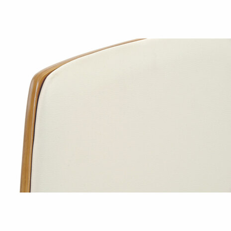 Stoel DKD Home Decor Bruin Crème Zilverkleurig 52 x 58,5 x 98 cm 2