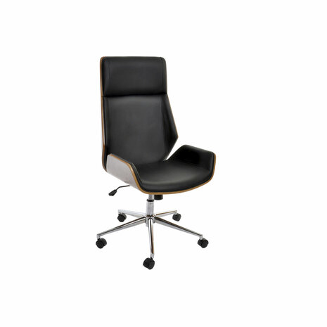 Bureaustoel DKD Home Decor Bruin Zwart 1